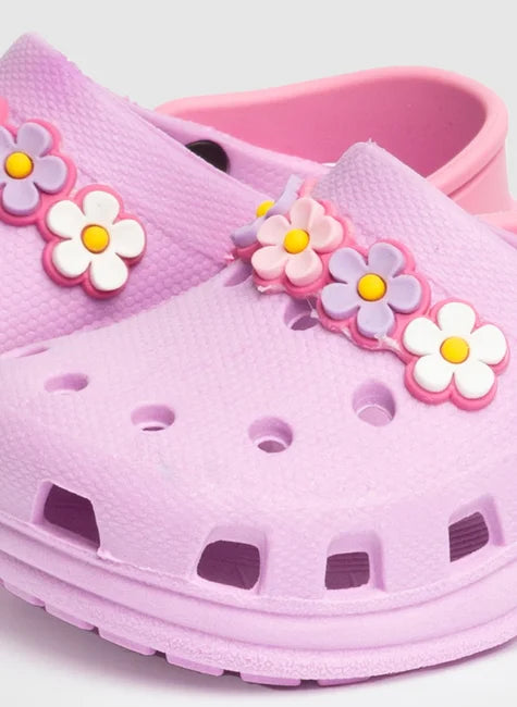 Babuche Infantil Menina Florzinhas