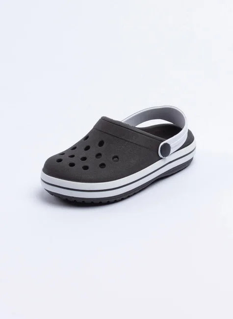 Babuche Infantil Menino Preto e Branco