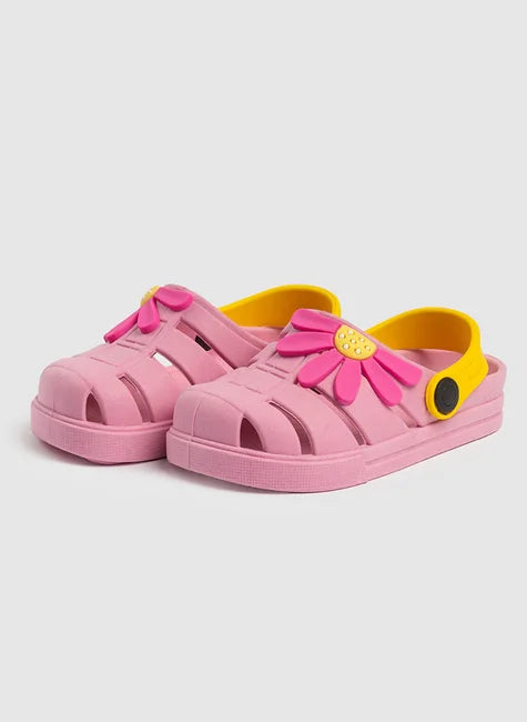 Babuche Infantil Menina Flor