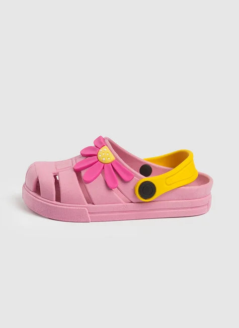 Babuche Infantil Menina Flor