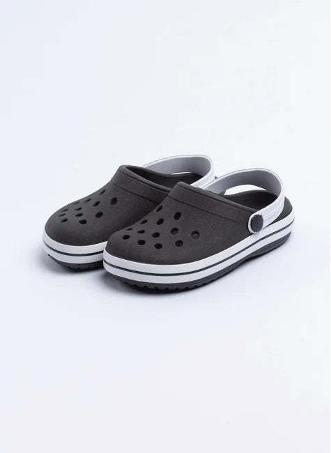 Babuche Infantil Menino Preto e Branco