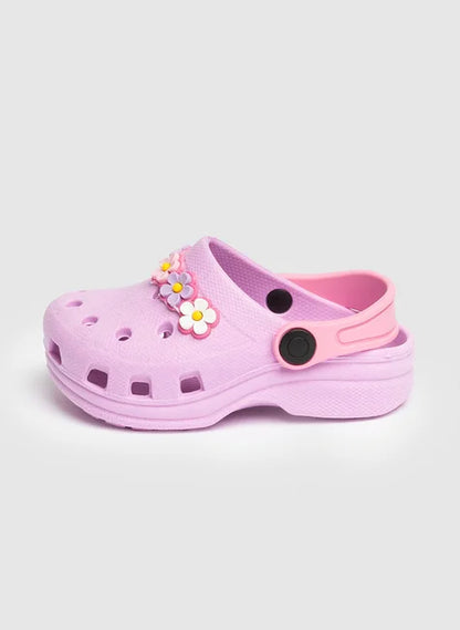 Babuche Infantil Menina Florzinhas