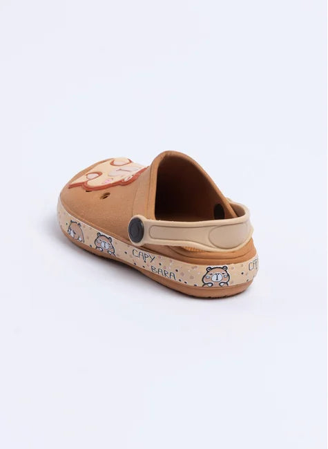 Babuche Infantil Menina Marrom Capivara