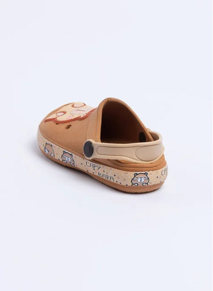 Babuche Infantil Menina Marrom Capivara
