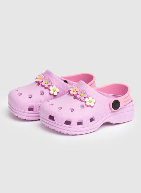 Babuche Infantil Menina Florzinhas