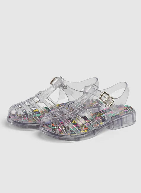 Sandália Transparente Infantil Menina