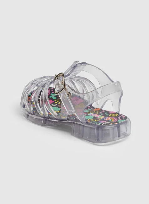 Sandália Transparente Infantil Menina