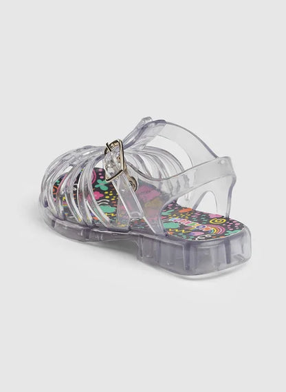 Sandália Transparente Infantil Menina