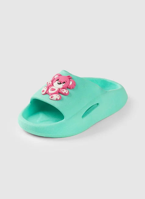 Chinelo Menina Infantil Nuvem Urso