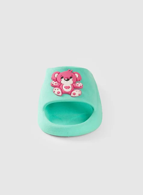 Chinelo Menina Infantil Nuvem Urso