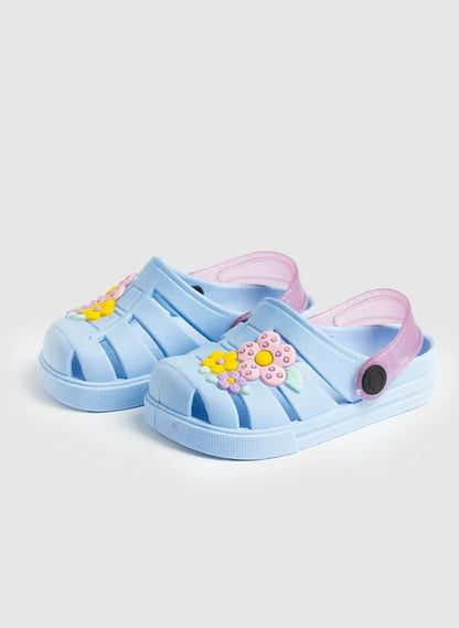 Babuche Infantil Menina Flores