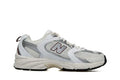Tênis New Balance 530 Sea Salt White Mercury Red Branco vista lateral