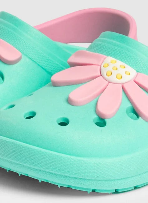 Babuche Infantil Menina Flor