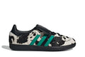 Tênis Adidas Samba LT Cow Print Black White Preto vista lateral