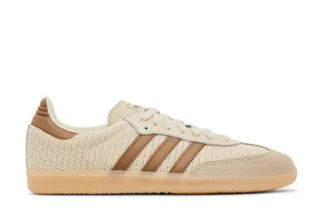 Tênis Adidas Samba OG Cream White Cardboard Creme vista lateral