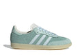 Tênis Adidas Samba OG Hazy Green Sky Tint Verde vista lateral