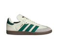 Tênis Adidas Samba OG Ivory Collegiate Green Branco vista lateral