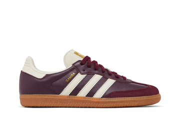 Tênis Adidas Samba Og Maroon Cream White Bordô vista lateral