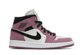 Tênis Air Jordan 1 Mid SE Berry Pink Rosa vista lateral