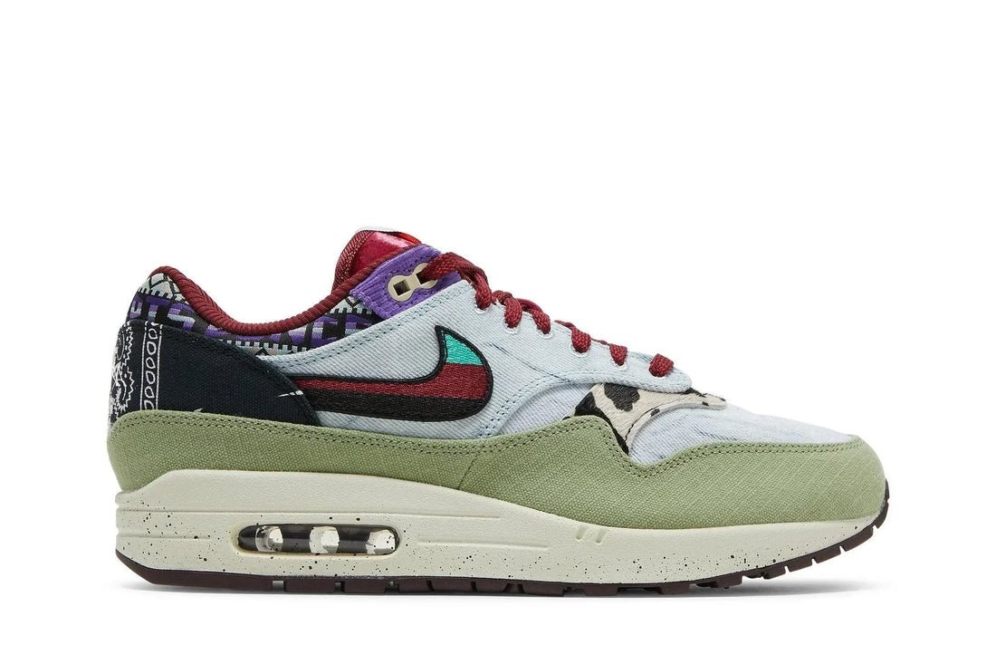 Tênis Concepts x Air Max 1 SP Mellow Colorido vista lateral