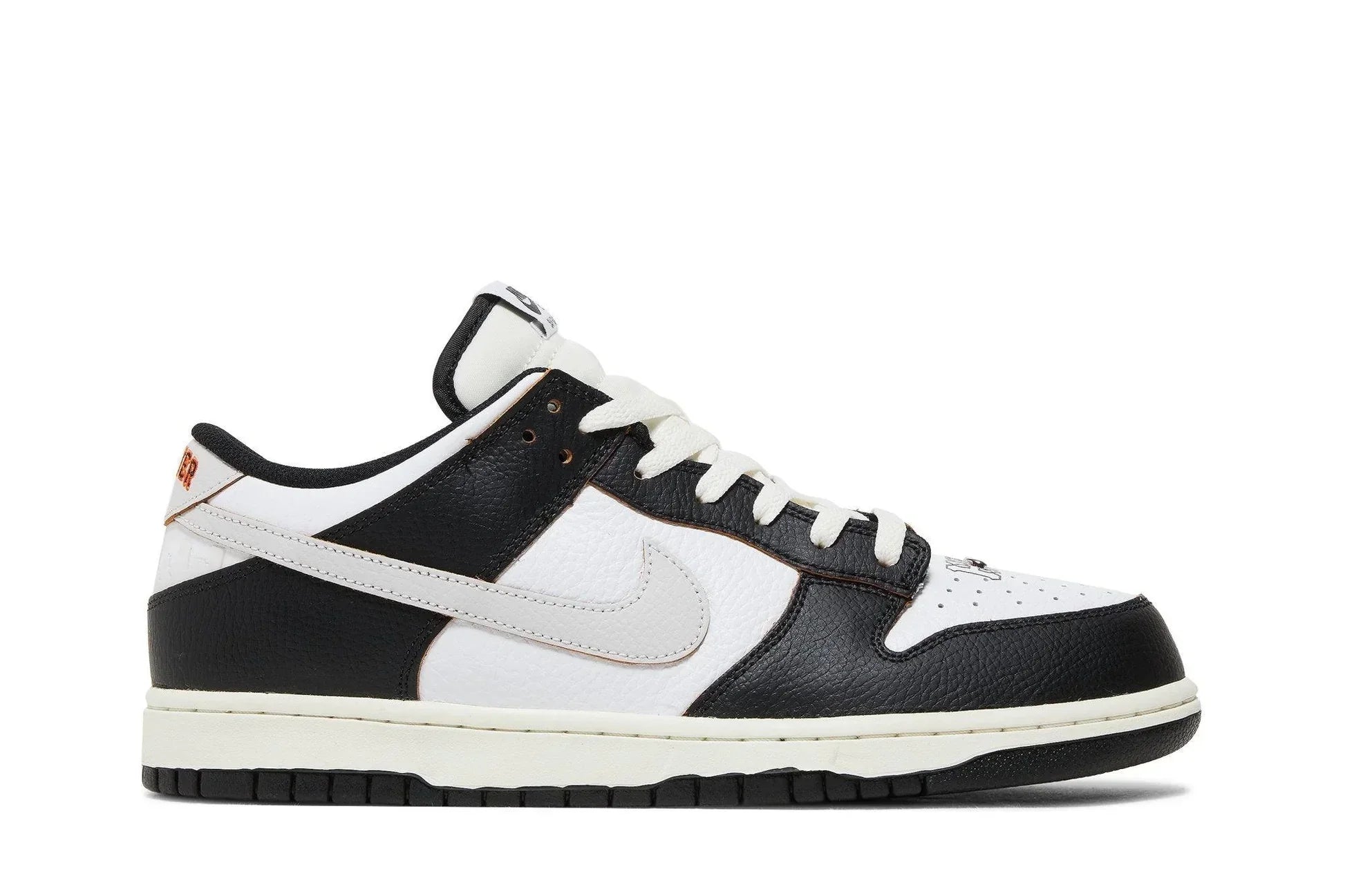 Tênis HUF x Nike SB Dunk Low San Francisco Preto vista lateral
