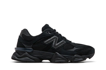 Tênis New Balance 9060 Black Cement Black Cat Preto vista lateral