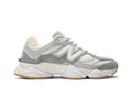 Tênis New Balance 9060 Mesh Slate Grey Calcium Cinza vista lateral