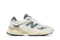Tênis New Balance 9060 Sea Salt New Spruce Dark Artic Grey Cinza vista lateral