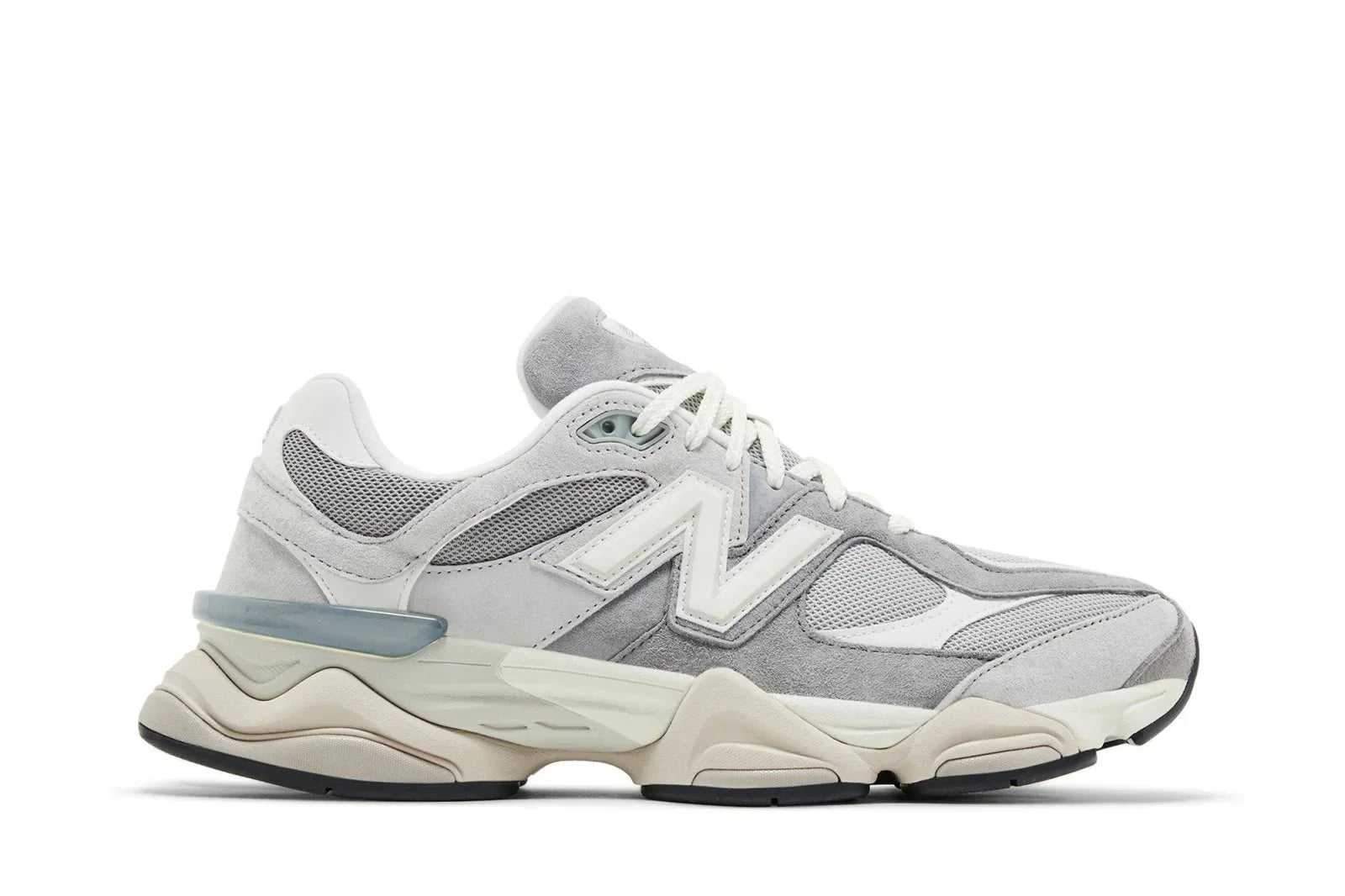 Tênis New Balance 9060 Slate Grey Cinza vista lateral
