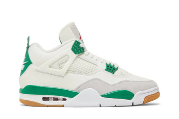 Tênis Nike SB x Air Jordan 4 Retro Pine Green Verde vista lateral