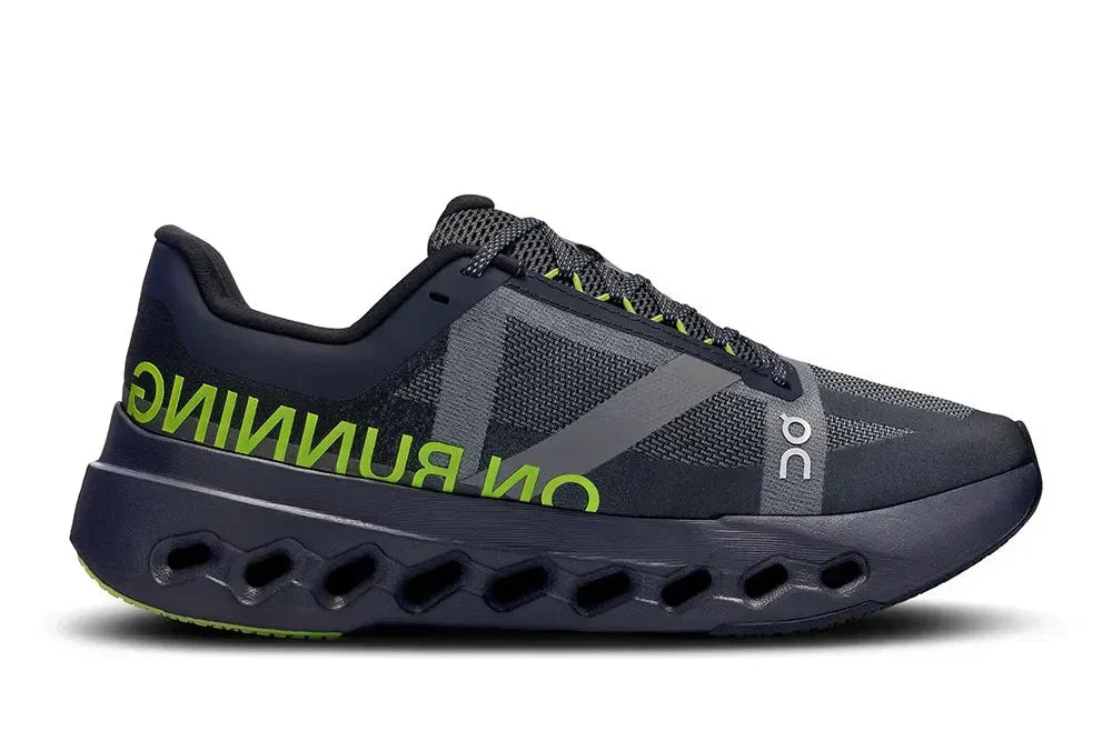 Tênis On Running Cloudsurfer Next Lumos Black Iron vista lateral