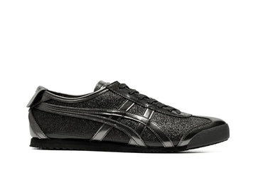 Tênis Onitsuka Tiger Mexico 66 Glitter Pack Black Gunmetal Preto vista lateral