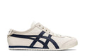 Tênis Onitsuka Tiger Mexico 66 Slip-On Birch Midnight Bege vista lateral