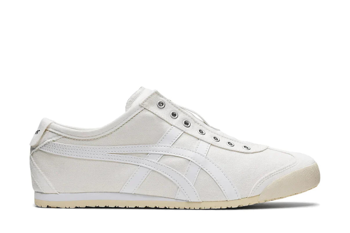 Tênis Onitsuka Tiger Mexico 66 Slip-On White Branco vista lateral