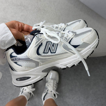 New Balance 530 White Natural Indigo Branco (Pronta Entrega)