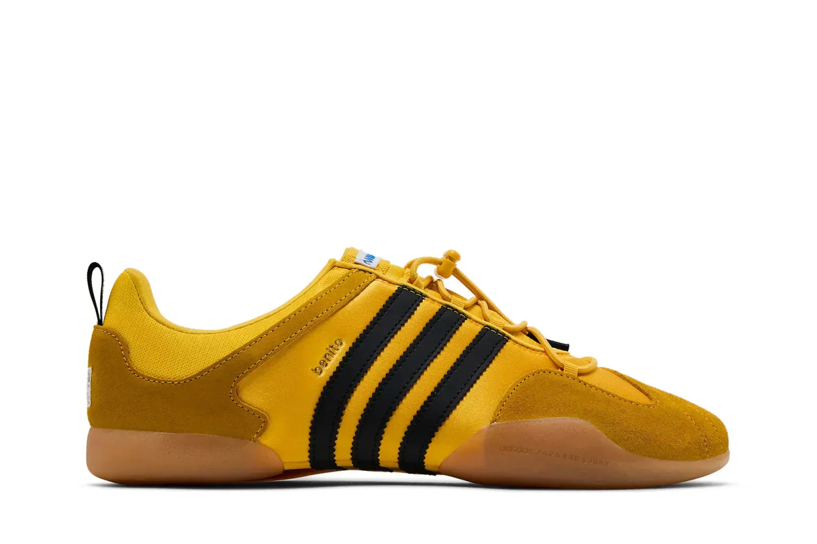 Tênis Adidas Ballerina Bad Bunny Bold Gold Amarelo vista superior