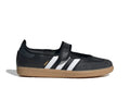 Tênis Adidas Samba Jane Black White Gum Preto detalhe do acabamento