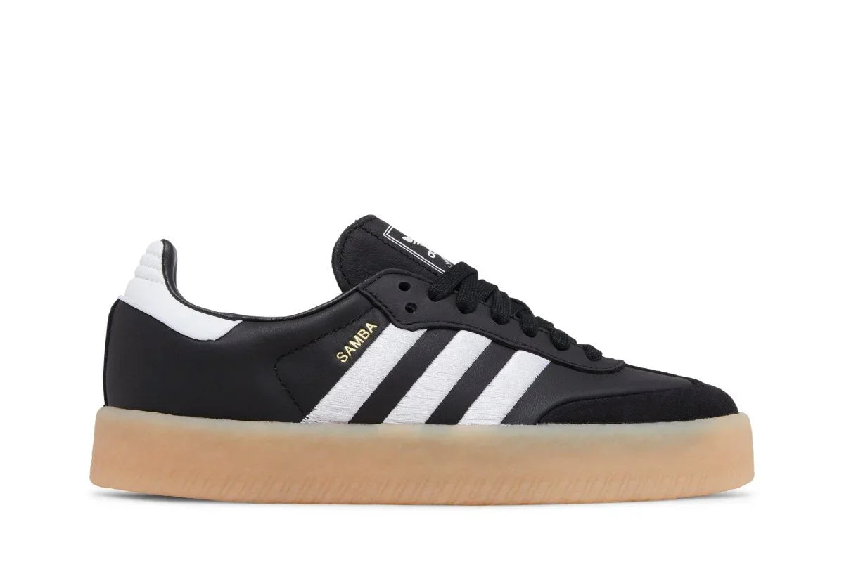 Tênis Adidas Sambae Black White Gum Preto vista superior