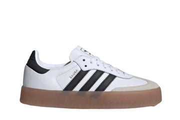 Tênis Adidas Sambae Cloud White Silver Metallic Gold Branco vista lateral