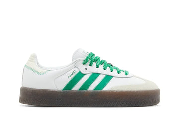 Tênis Adidas Sambae White Green Gum Branco vista lateral