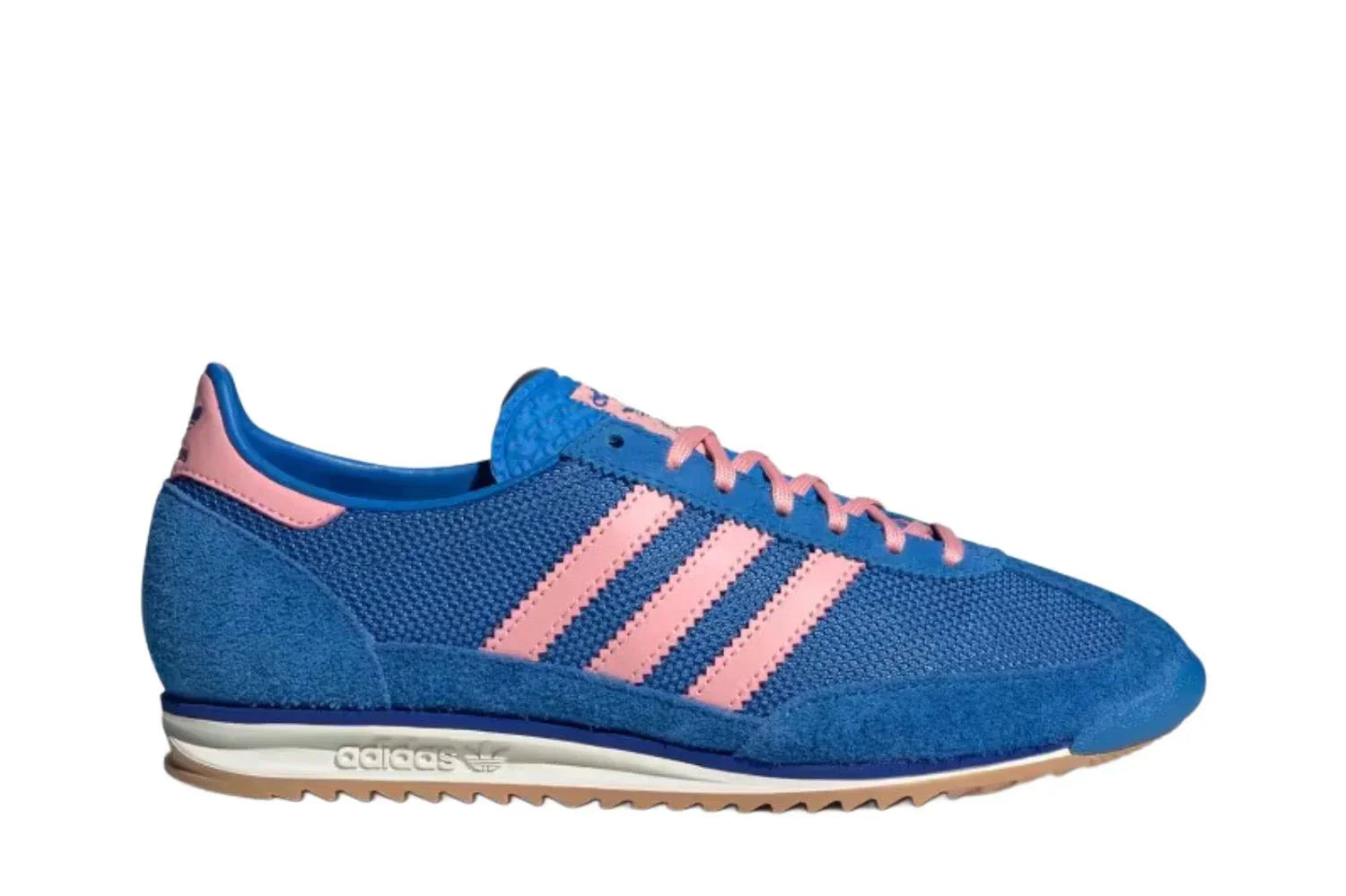 Tênis Adidas SL 72 Og Bright Royal Pink Spark Azul vista superior