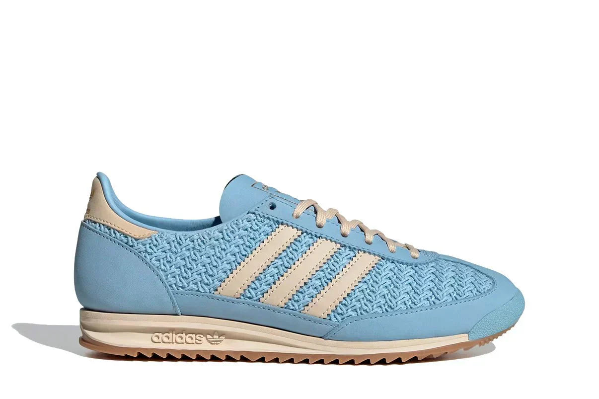 Tênis Adidas SL 72 OG Clear Sky Sand Strata Cream White Azul vista superior
