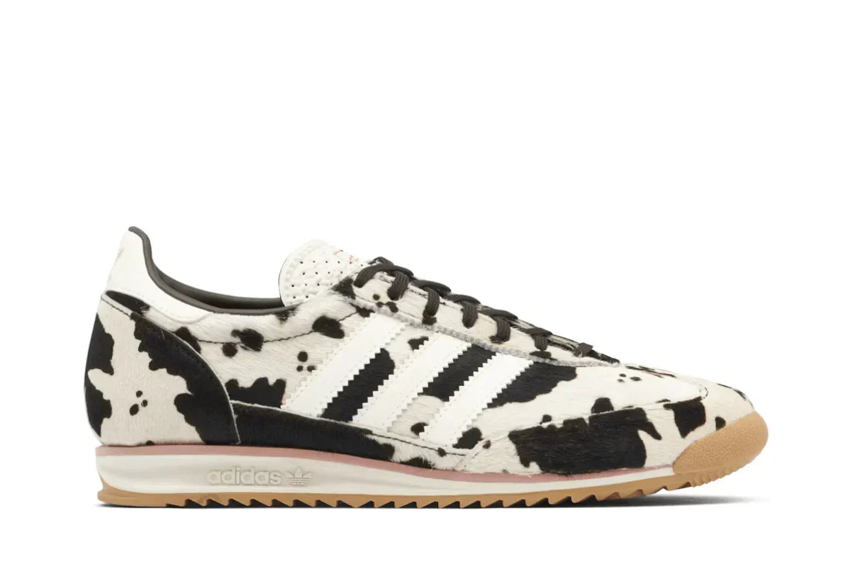 Tênis Adidas SL 72 Og Cow Print Bege vista superior