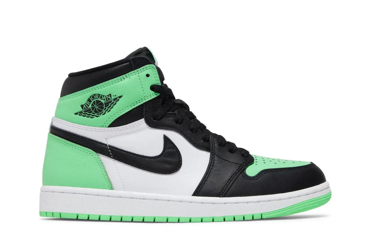 Tênis Air Jordan 1 High Og Green Glow Verde vista superior