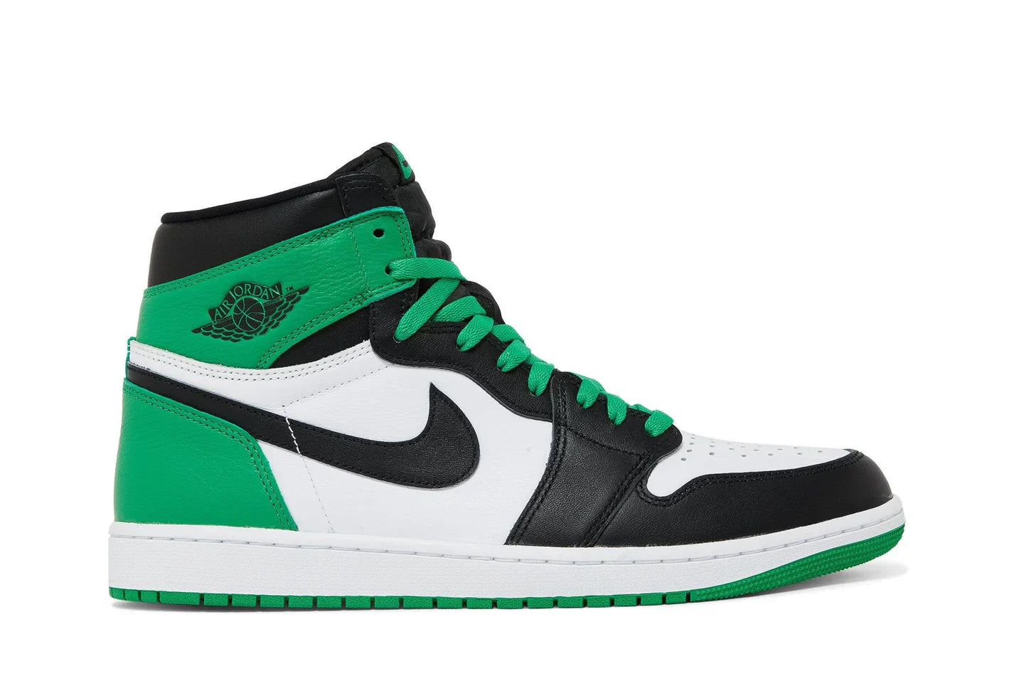 Tênis Air Jordan 1 High OG Lucky Green Verde vista superior