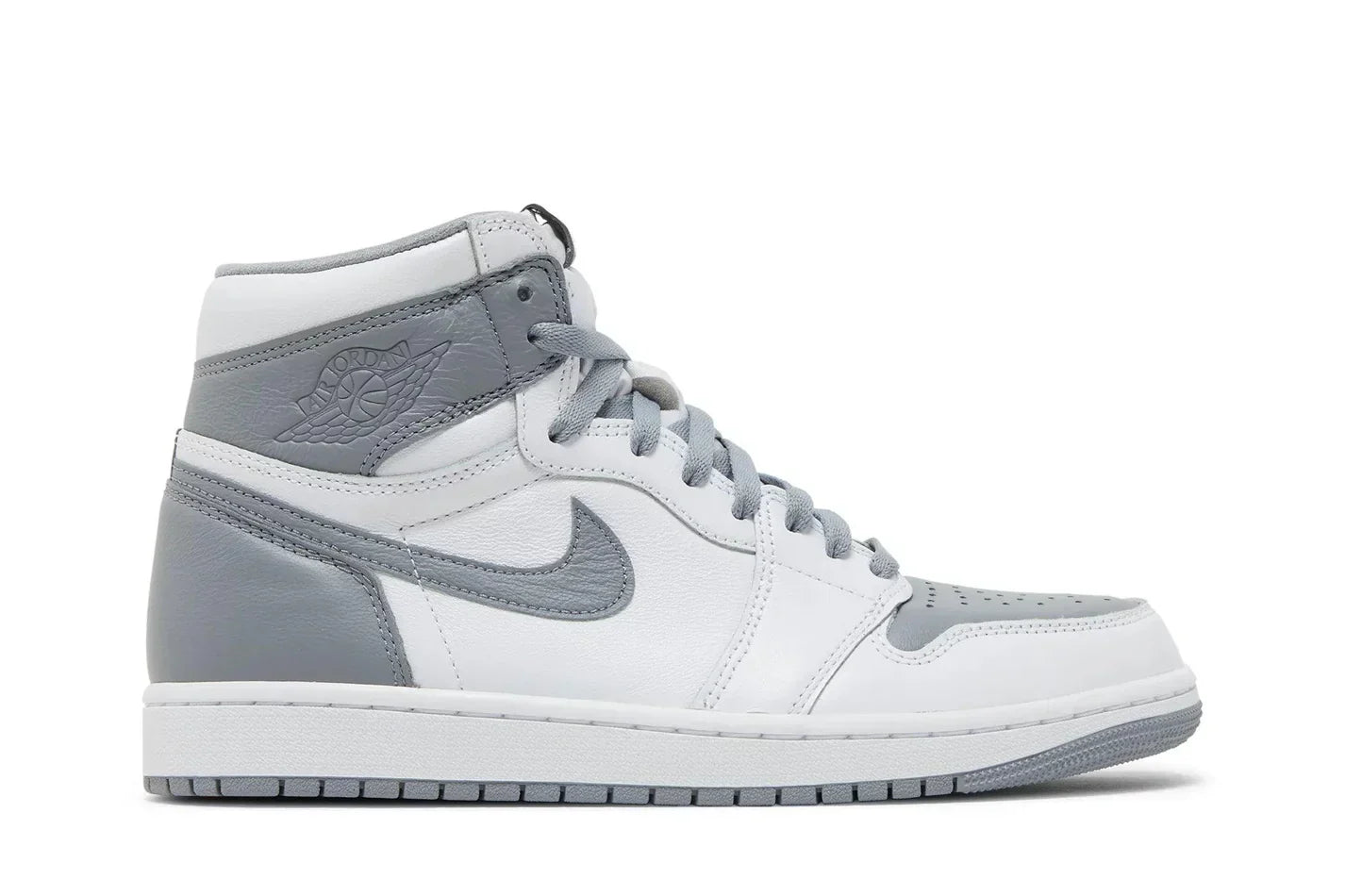 Tênis Air Jordan 1 High OG Stealth Cinza vista superior