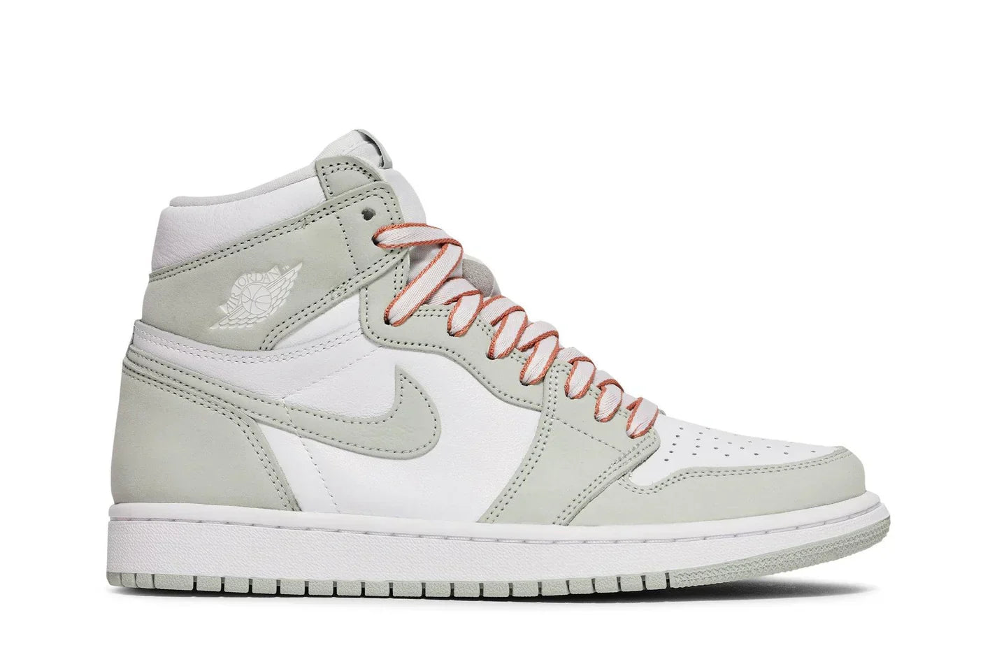 Tênis Air Jordan 1 High Seafoam Verde vista superior