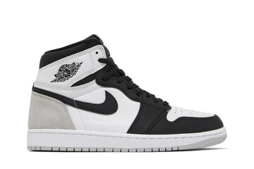 Tênis Air Jordan 1 High Stage Haze Cinza vista lateral