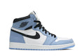 Tênis Air Jordan 1 High University Blue (UNC) Azul vista superior