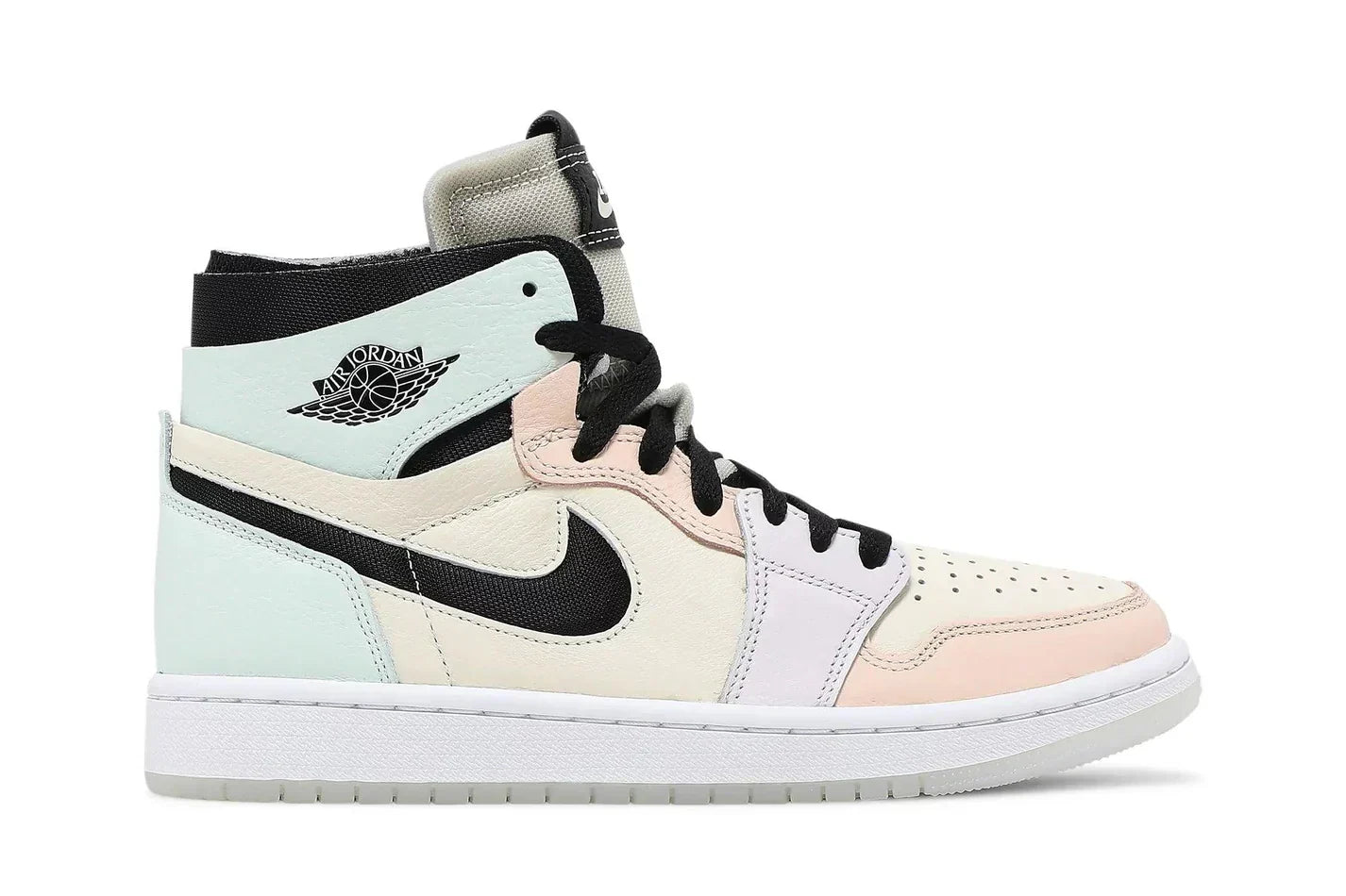 Tênis Air Jordan 1 High Zoom CMFT Easter Colorido vista superior